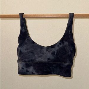 Tie-Dye and grey reversible lululemon Sports Bra